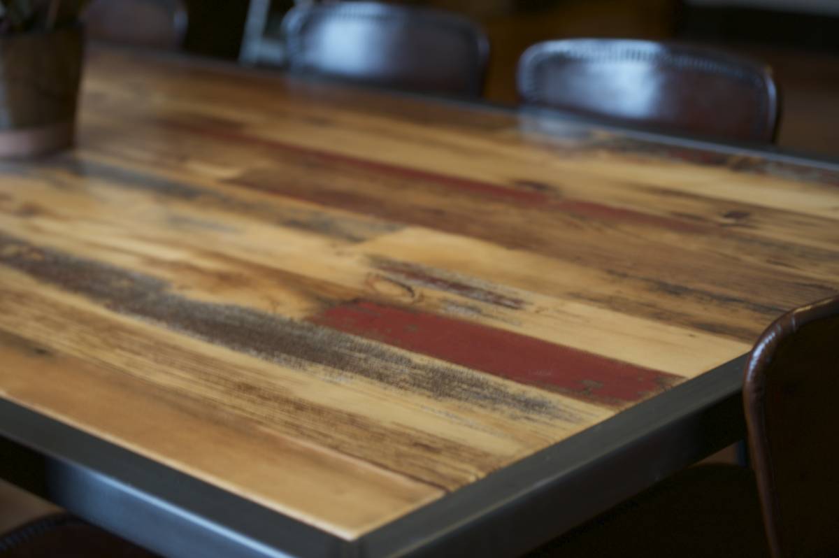 End Grain Dining Table Rustic Grain