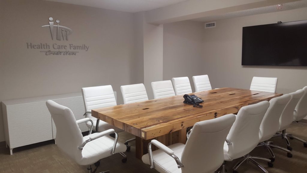 Conference Table in situ